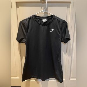 Black gymshark shirt
